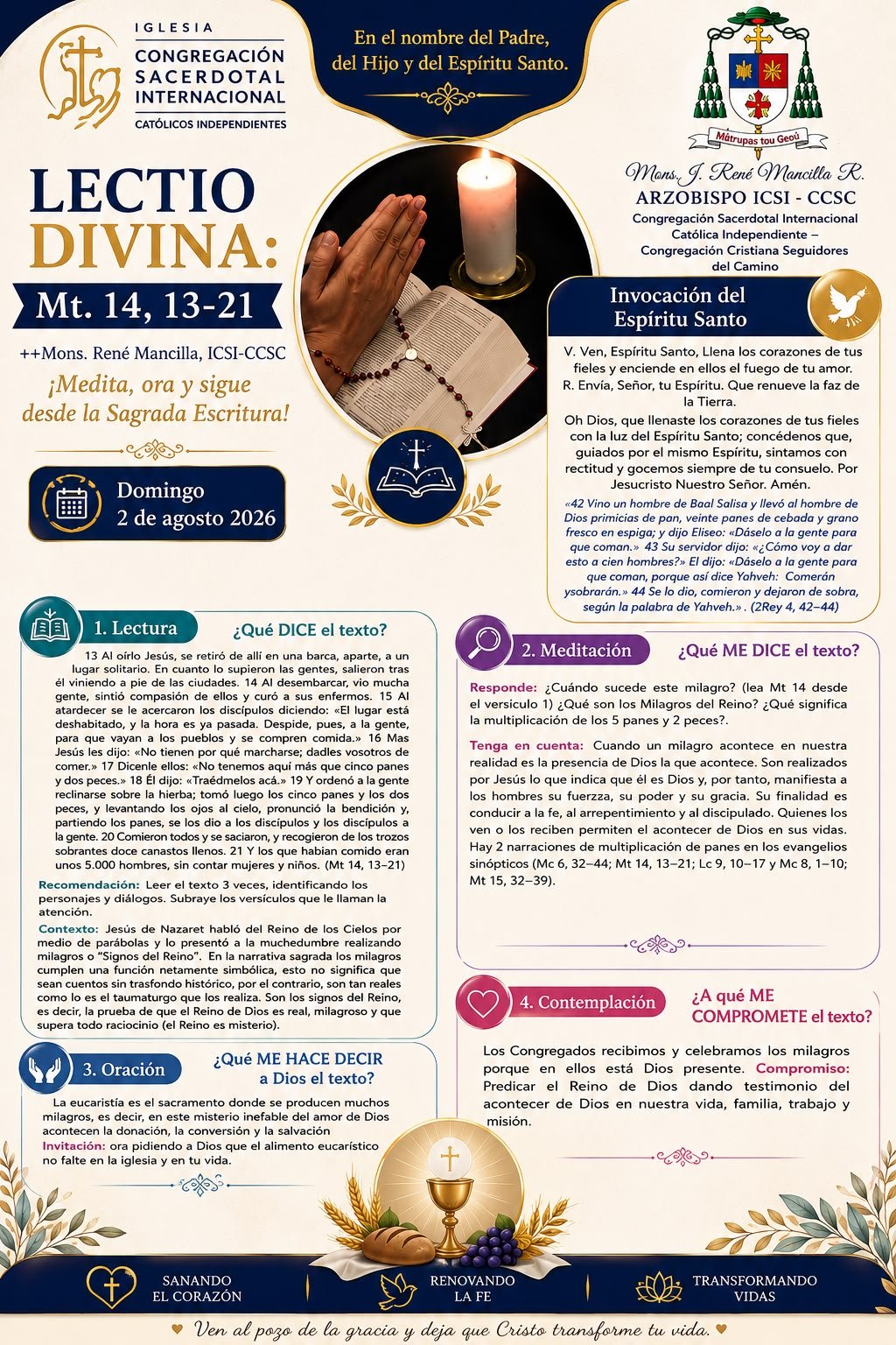 Lectio 2 de agosto