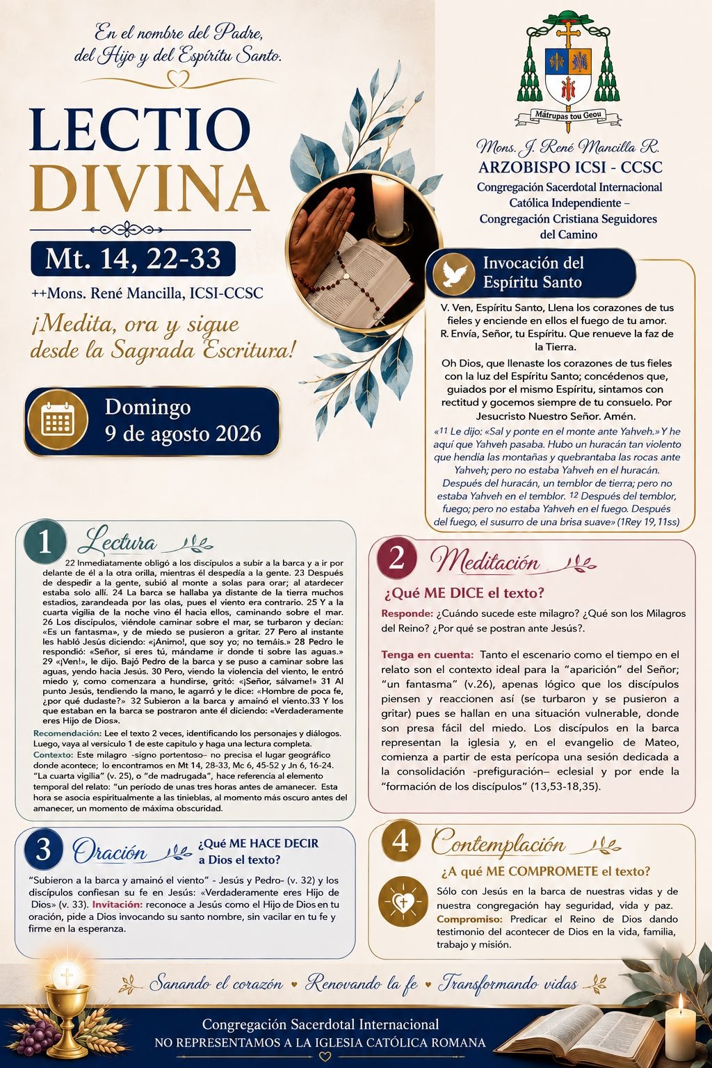 Lectio agosto 9